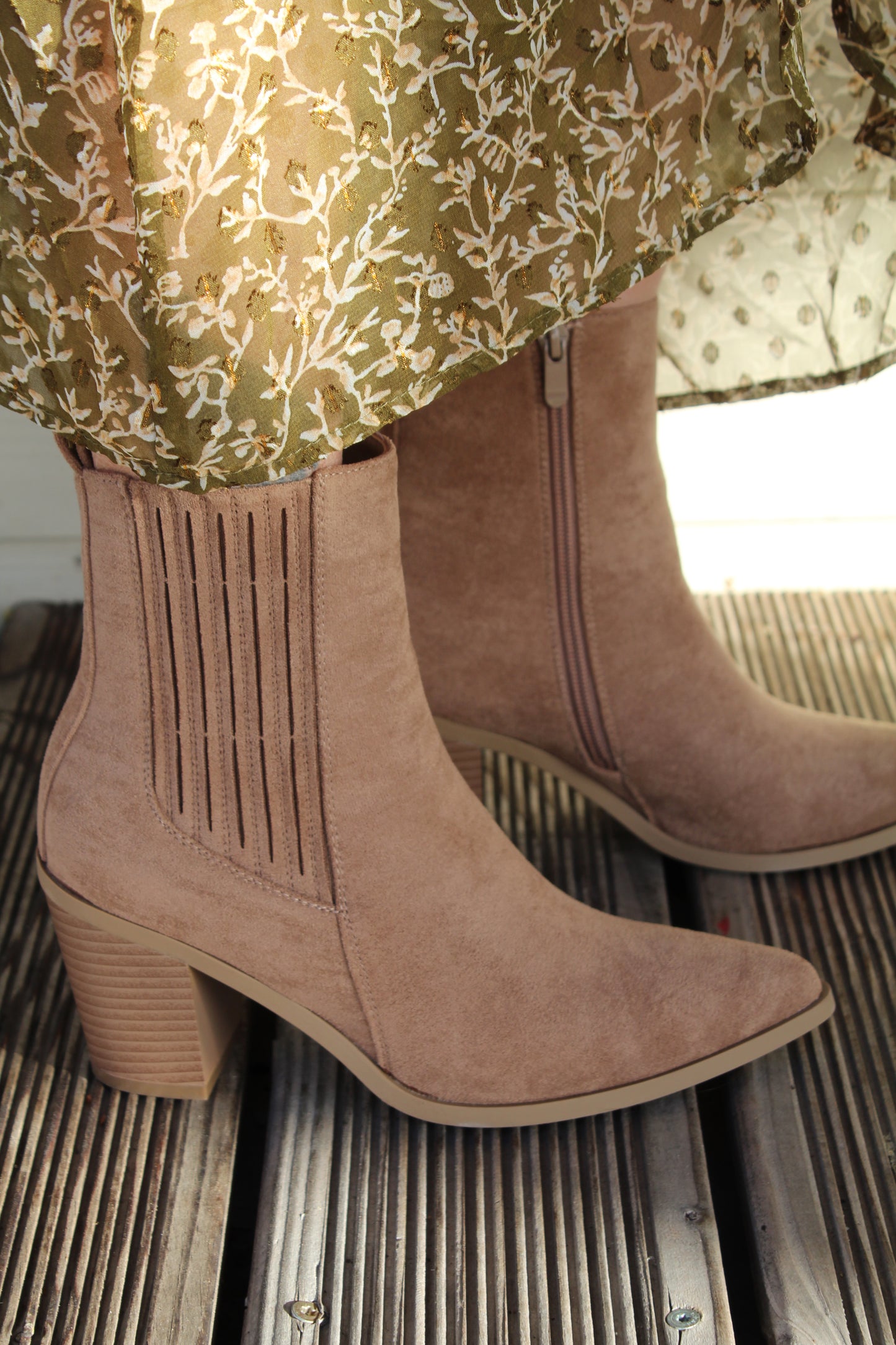Bottines beige ♡